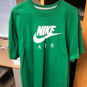 Green Nike Air T Shirt